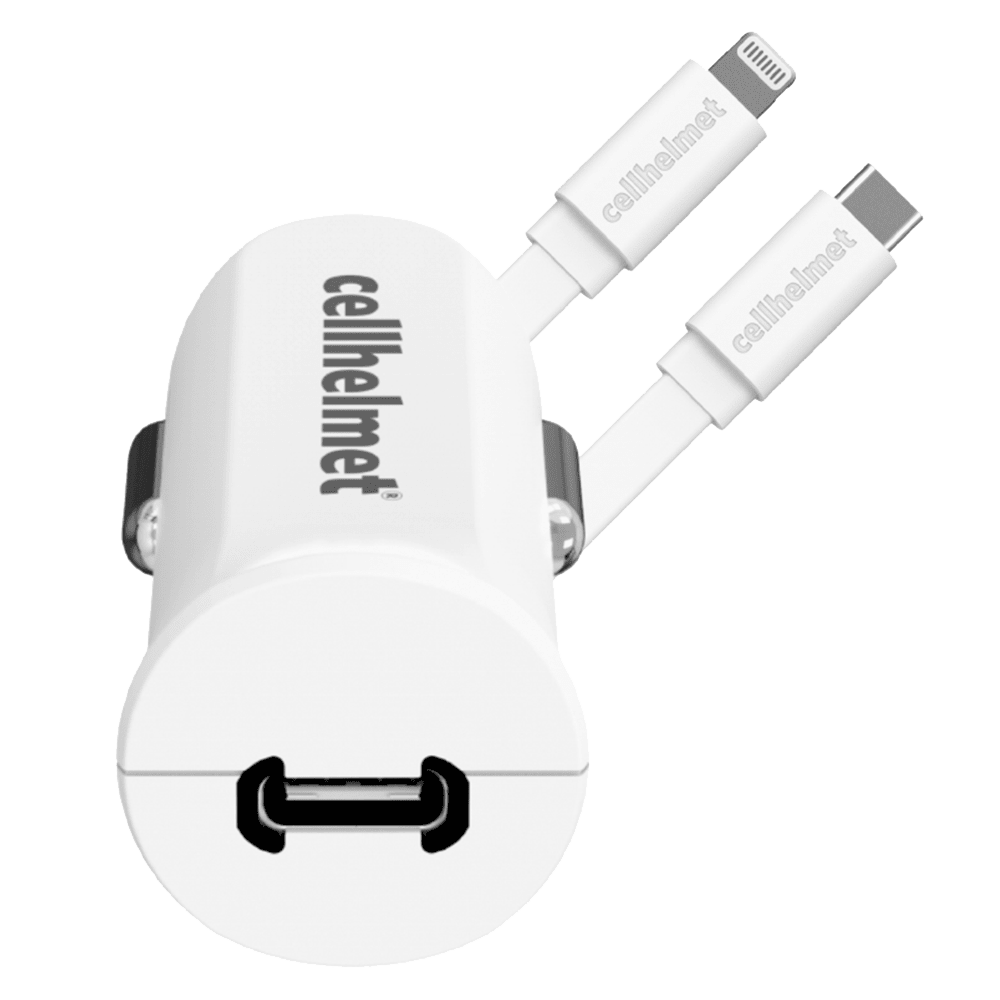 Wholesale cell phone accessory cellhelmet - PD USB C Car Charger 20W and USB C to Apple Lightning